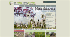 Desktop Screenshot of allvalleyspray.com